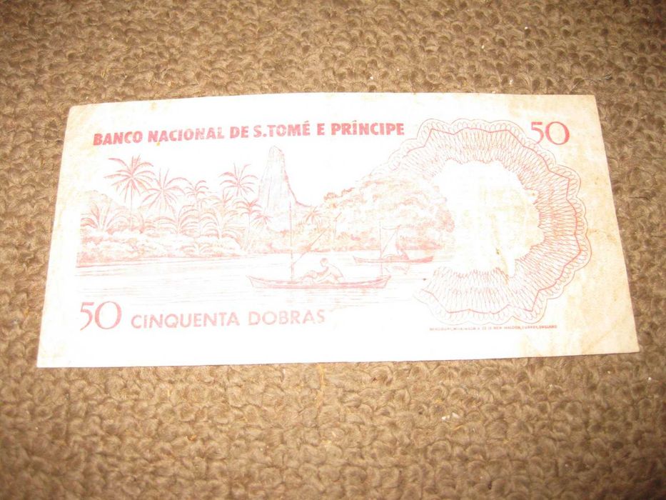 Nota de São Tomé e Príncipe "50 Dobras"