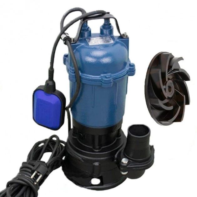 Насос WQD 2600W + 10м шланг. Выгребной дренажный фекальный