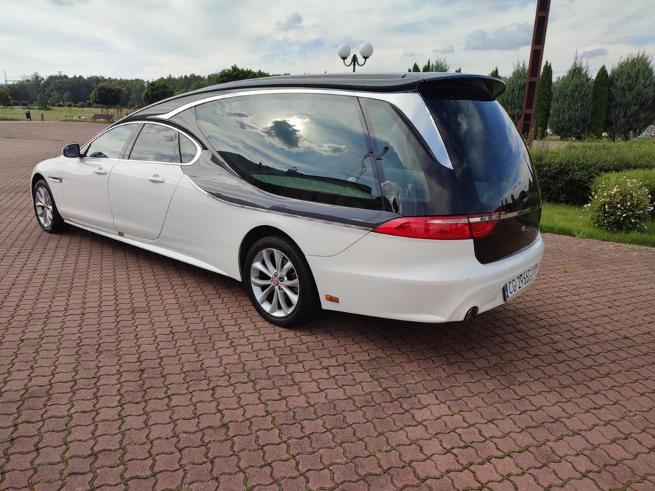 Karawan pogrzebowy Jaguar xf Pilato