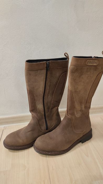 Brakeburn botki oficerki kozaki nowe nubuk skóra naturalna camel 5 38