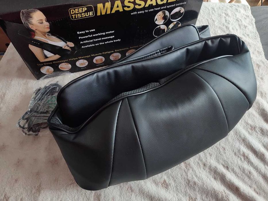 Masażer Do SZyi Karku Ramion Pleców Pas Masujący Grzejący SHIATSU