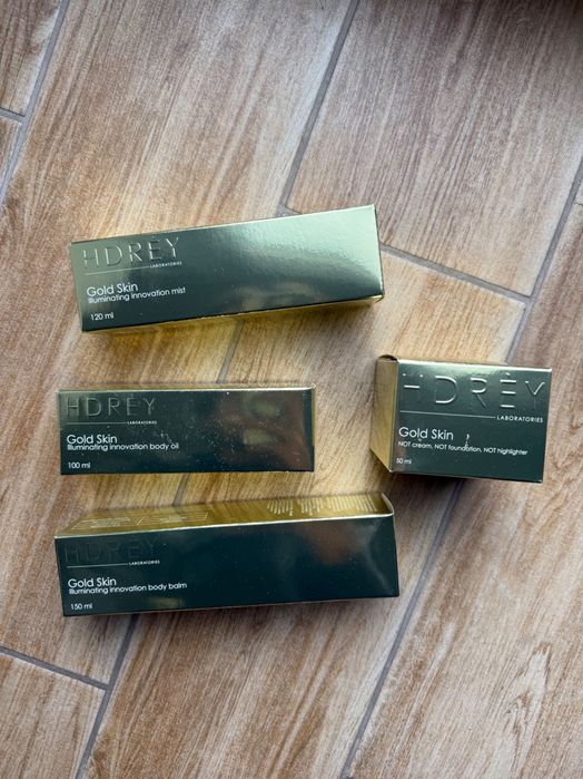 Hdrey Gold Skin zestaw 4 produktów