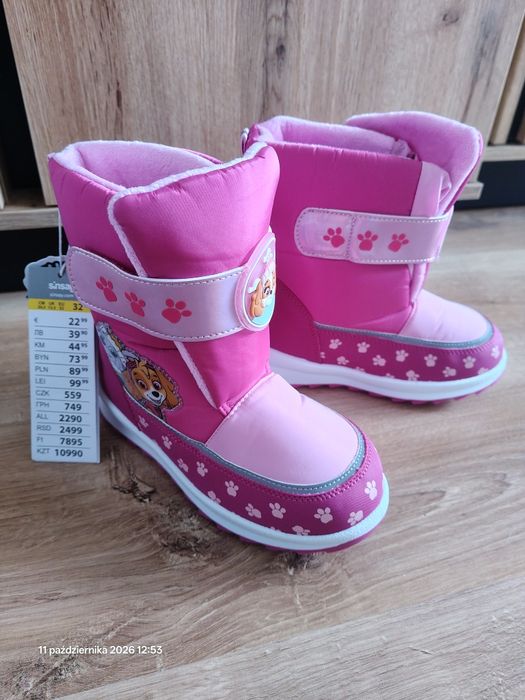 Buty zimowe ocieplane nowe