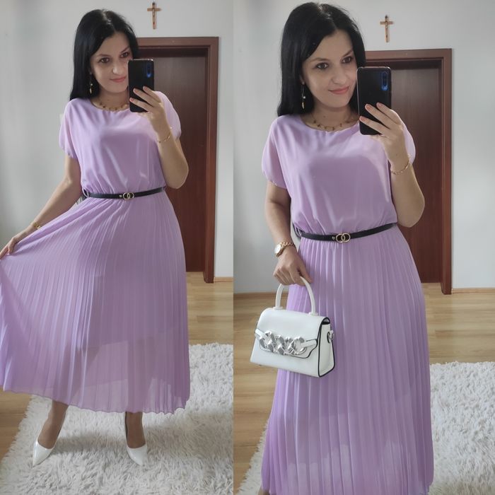 Sukienka długa maxi wesele komunia chrzciny