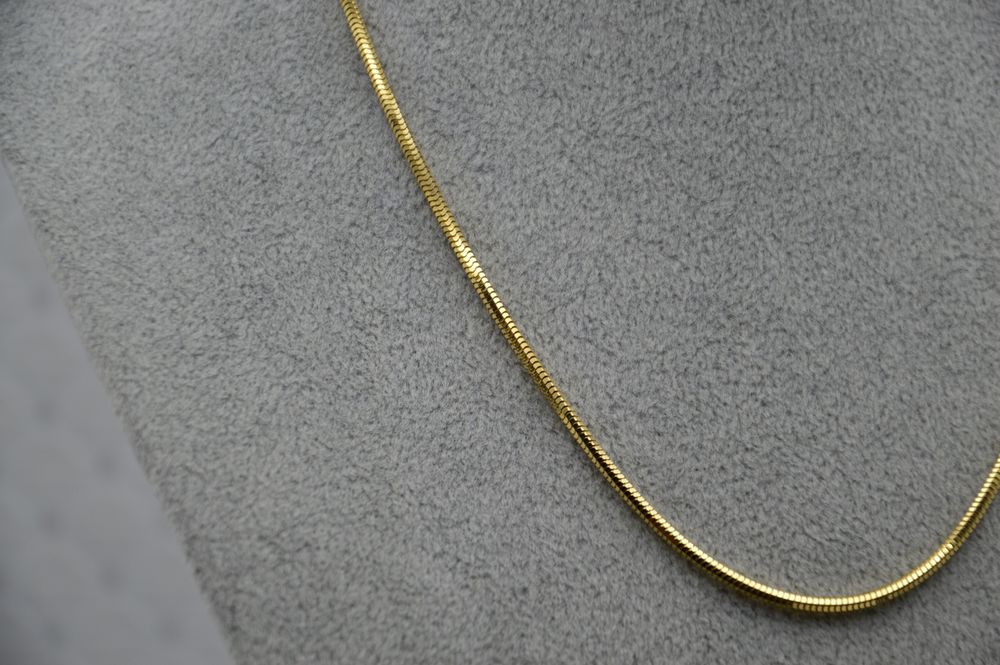Żmijka Złoty łańcuszek linka Żmijka okrągła 2mm 50 cm 9.09g
