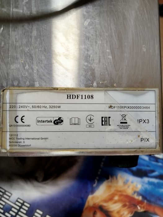 METRO Professional Fritadeira GDF3008, aço inoxidável