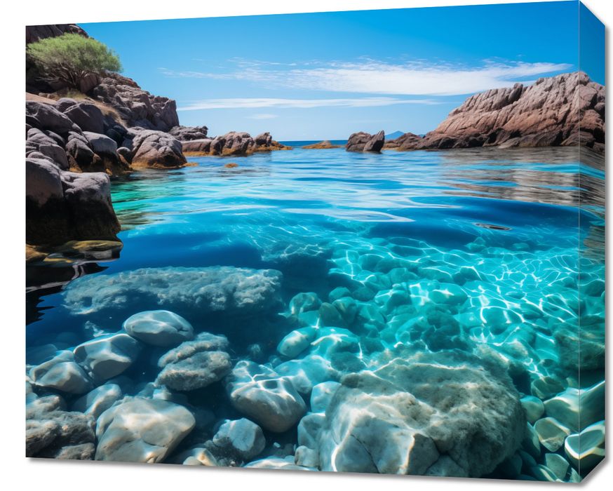 Obraz 60x50cm Krystaliczna Woda