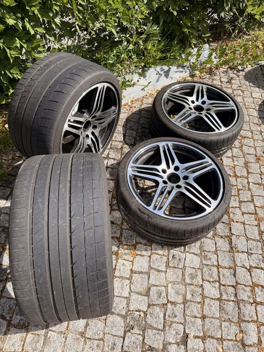 Jantes Porsches com pneus prsticamente novos 997 987