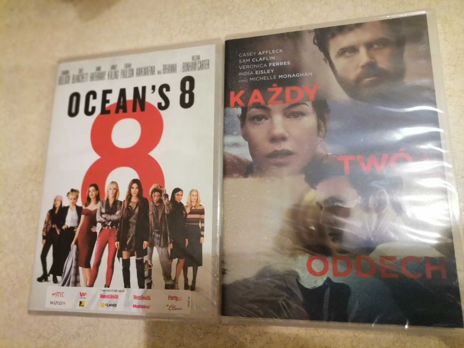 Zestaw 6 nowych, zafoliowanych filmów na DVD