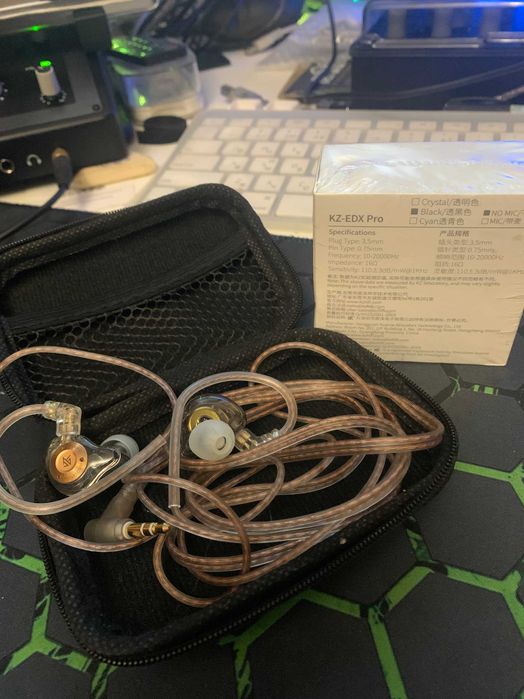 Продам нові навушники KZ-EDX Pro (без мікрофону) Внутрішньоканальні