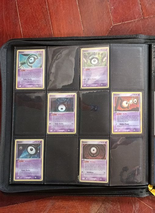 Cartas pokemon NM coleção Unown