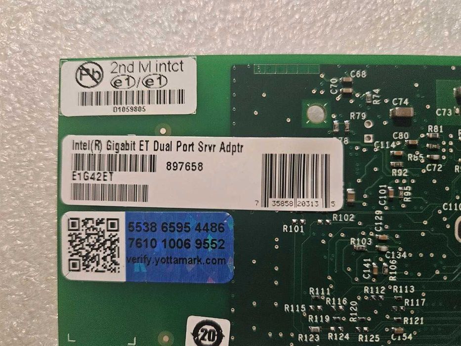 Intel Gigabit ET Dual Port Server adapter ( сетевая плата )