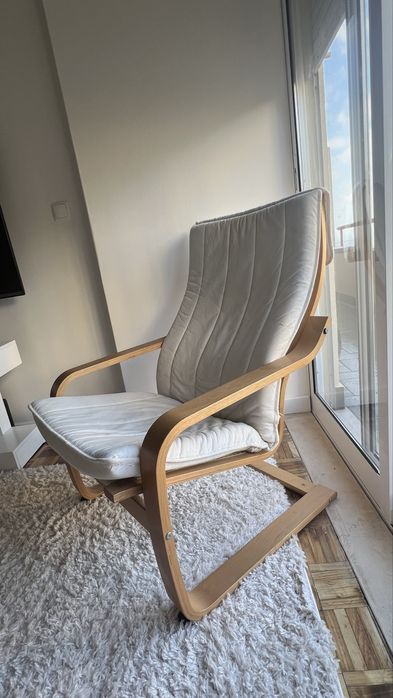 Cadeirao beige Ikea