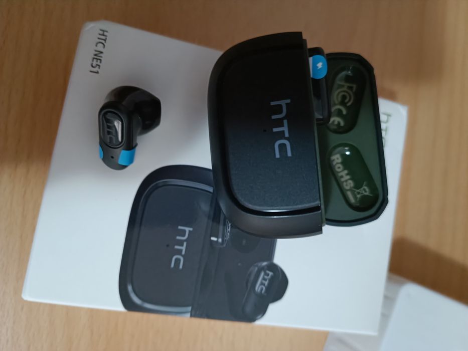 Phones bluetooth Novos com caixa power bank Marca HTC