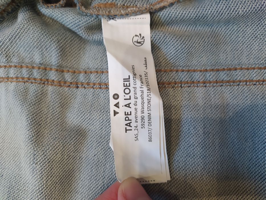 Kurteczka kurtka firmowa jeansowa katana 80