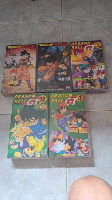 VHS Pokémon e Dragon Ball