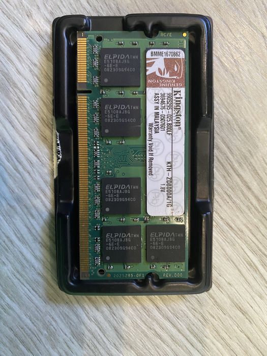 Memória RAM Kingston 1GB DDR264739684198913120