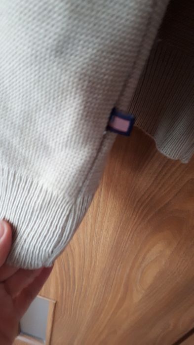 Beżowy sweter męski Polo sport Ralph Laurent m/l