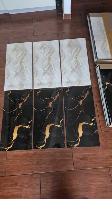 Samoprzylepne Panele Ścienne PVC z Efektem 3D Marmuru