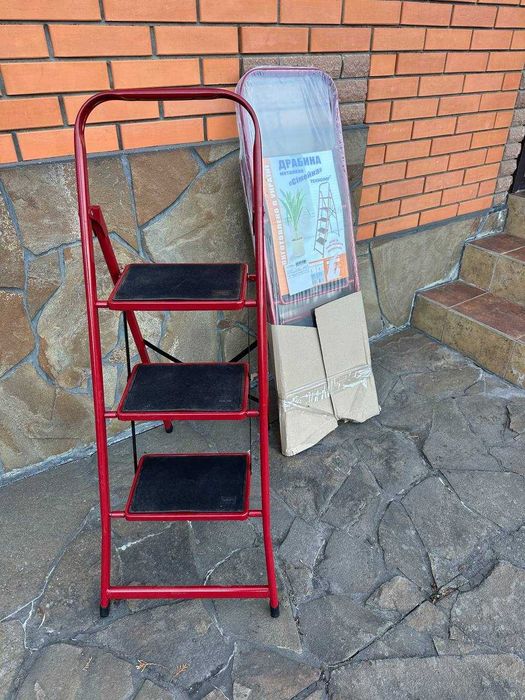 ℹ️ Міцна драбина-стрем’янка на 3◽️4◽️5 сходинок. Складна драбина ℹ️