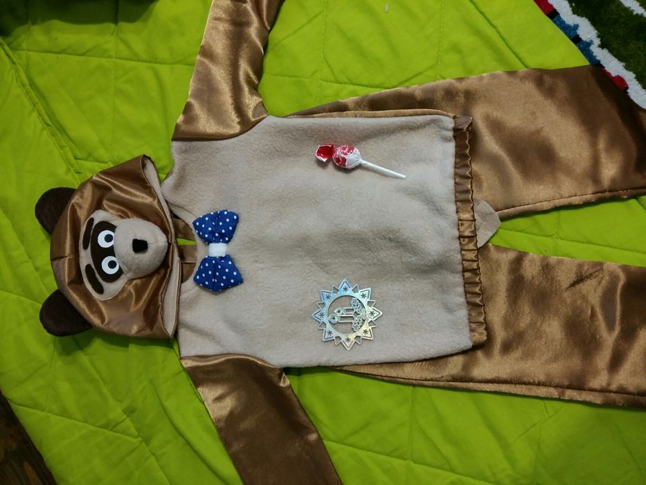 Костюм медведя; Волка; Аладдина, восточного принца; лягушки (жабки)