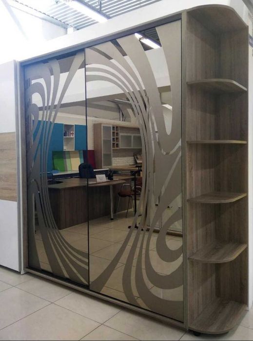 Шафа купе,  18мм ДСП, Кромка 2мм. Кращі ціни. Доставка, збирання