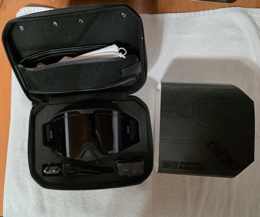 Gogle 509 Kingpin Ignite (grzana soczewka) - Black Ops (przydymione (p