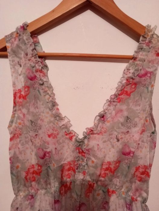 Vintage Floral Dress Size M
