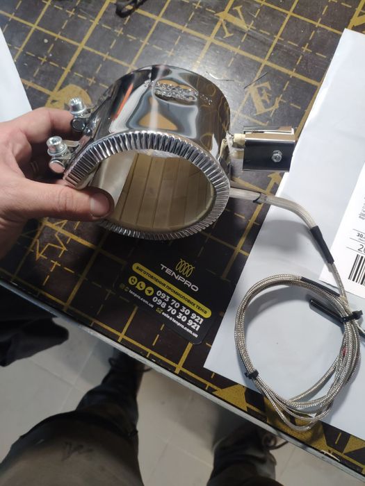 Хомутовий керамічний нагрівач. Кільцевий керамічний тен екструдера