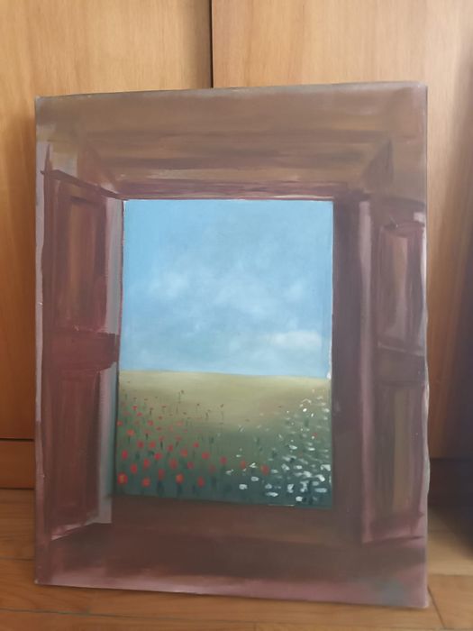 Quadros lindíssimos pintados á mão. Aguarelas e tintas. Lindíssimos.