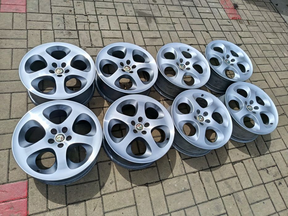 Felgi Aluminiowe 17 5x98 Fiat Alfa Doblo Tipo Komplet Jasło