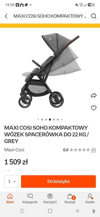 Spacerówka Maxi Cosi Soho grey