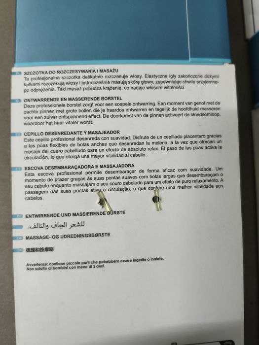 2 Escovas desembaraçar e massajar cabelo