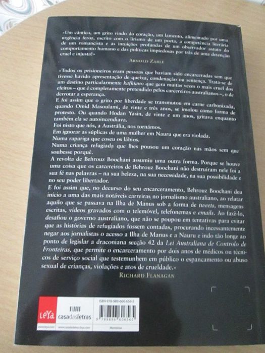 Sozinho nas Montanhas - Escrito na Prisão de Manaus de Behrouz Boochani