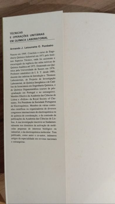 Técnicas e operações Unitárias em Química