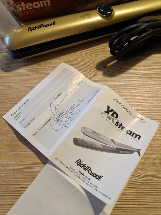 Prancha Cabelo a Vapor -  Ricky Parodi XR Steam