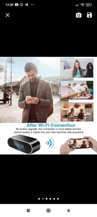 Прихована камера годинник