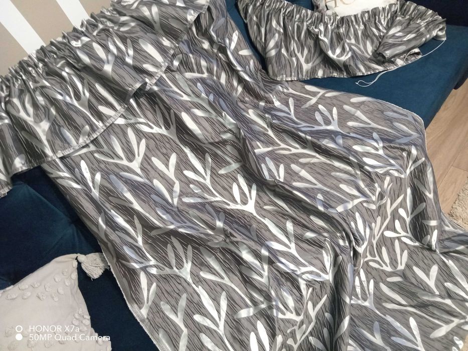 Stylowe zasłony komplet+ lambrekin 230x140cm Super Stan