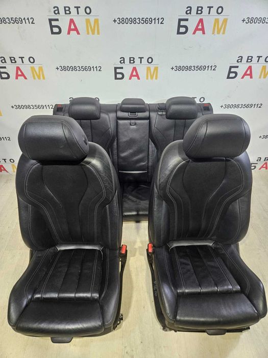 BMW X5 F15 X6 F16 Салон Диван крісло Сидіння Спорт Підігрів шкіра