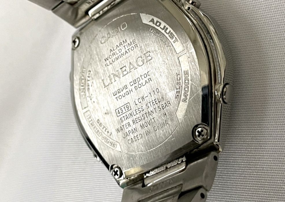 Casio lineage LCW-110 SOLAR sterwany radiowo