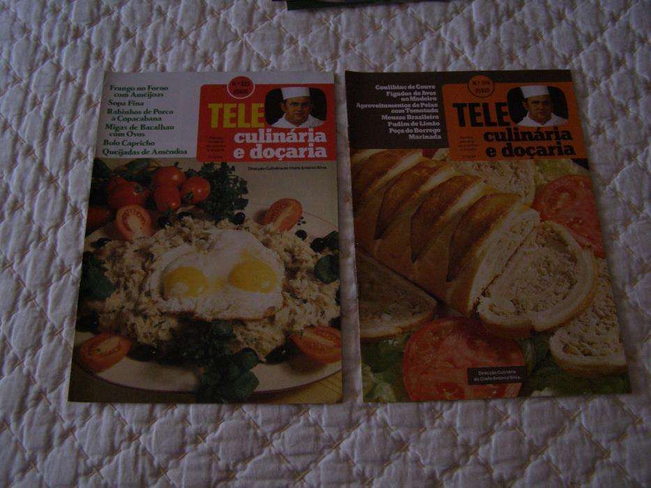 Revistas TELE culinária e doçaria - Chef Silva