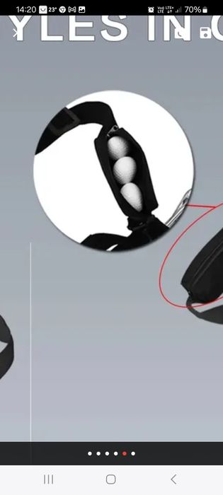 Mini torba golfowa na małe pole. Hit!