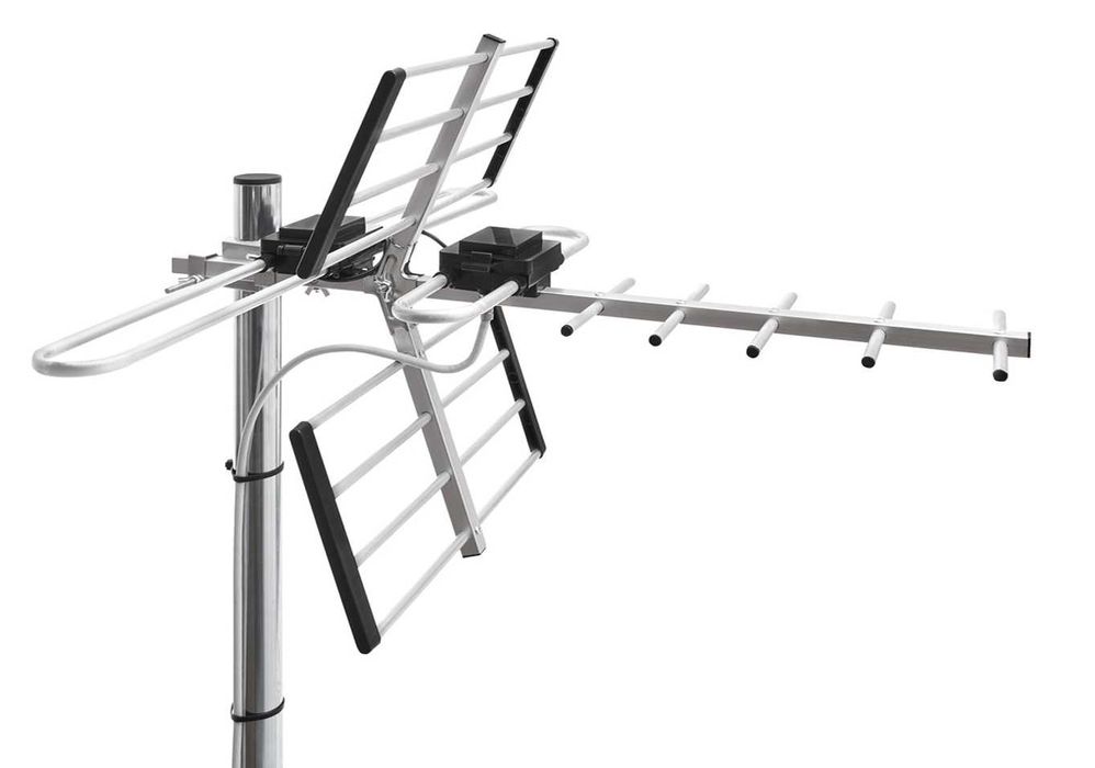 Mocna ANTENA Kierunkowa DVB-T2 MUX8 Filtr LTE 4K Pasywna