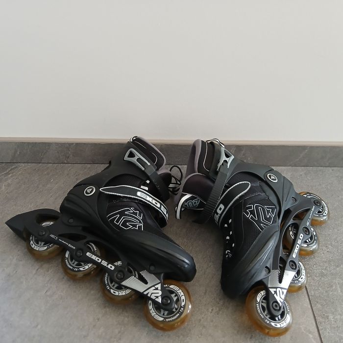 Rolki K2 model EXO 5.0 rozmiar 42,5 + komplet ochraniaczy