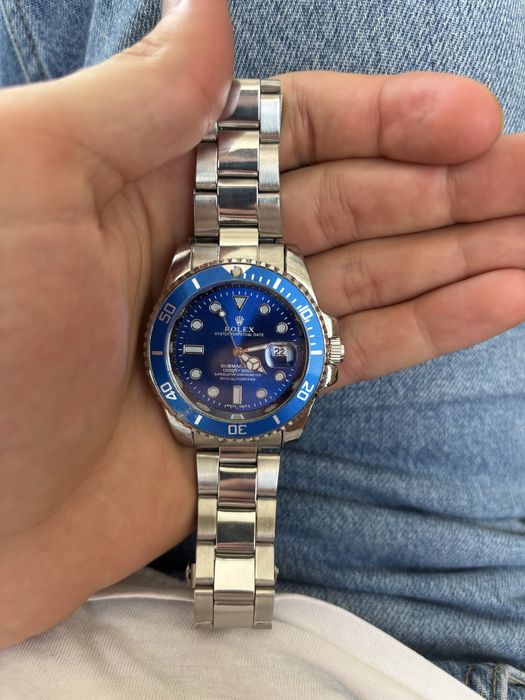 Zegarek submariner niebieski
