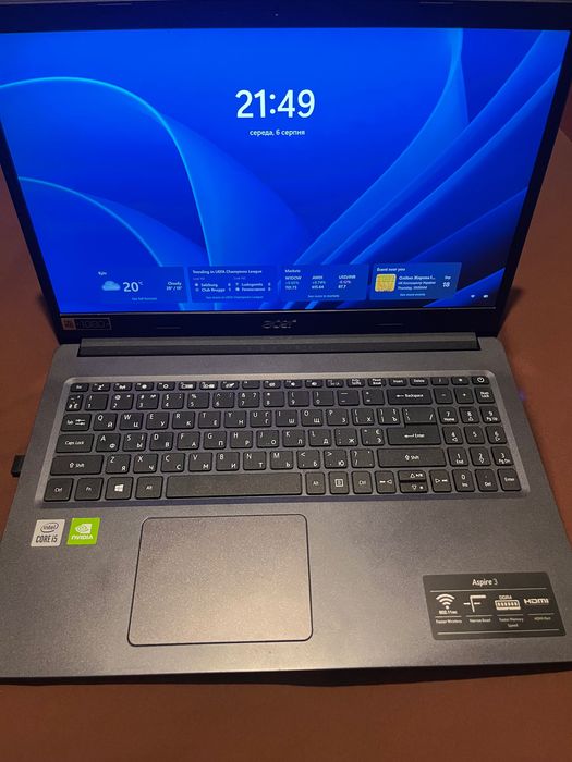 Acer aspire 3 core i5