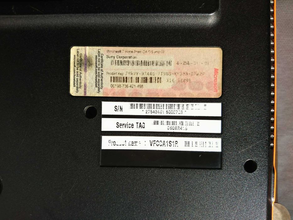 MBX-240 Motherboard Sony®VAIO® VPC-CA1S1R  PCG-61711V і сумісні моделі
