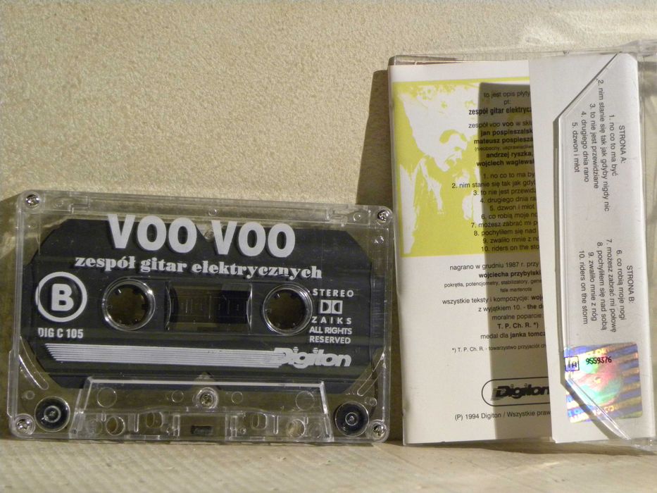 kaseta magnetofonowa Voo Voo – Zespół Gitar Elektrycznych