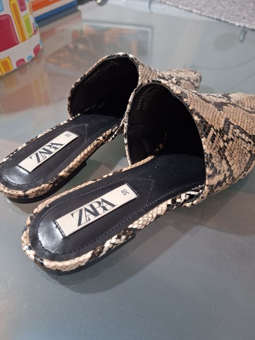 Mules animal print Zara