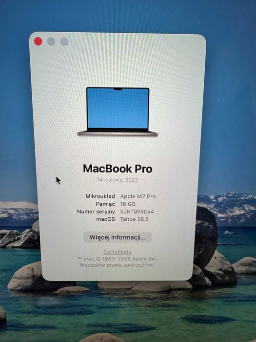 Apple Macbook Pro 14 M2 Pro 16/512 2704